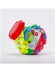 Marker evidentiator DACO MK402/60 mini, 60 buc, Neon 2