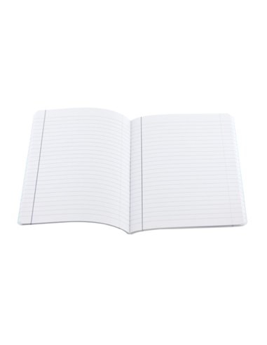 Caiet A5 48 file Daco, coperta plastic, dictando, Albastru