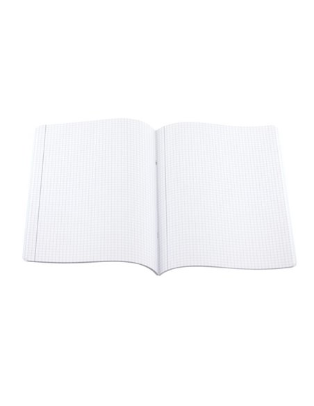 Caiet A4 60 file Daco, coperta plastic, matematica, Verde