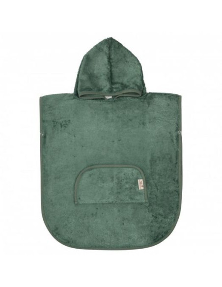 TM-PONCH-530,Poncho Copii din Bambus Aspen Green