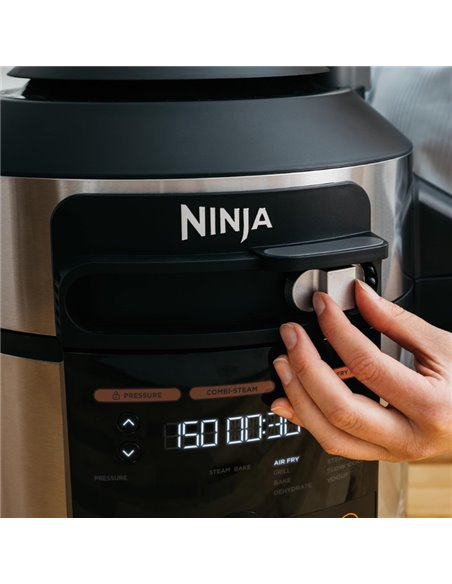 Multicooker Ninja OL550EU 11 in 1, 6L, 1460 W, Negru/Argintiu