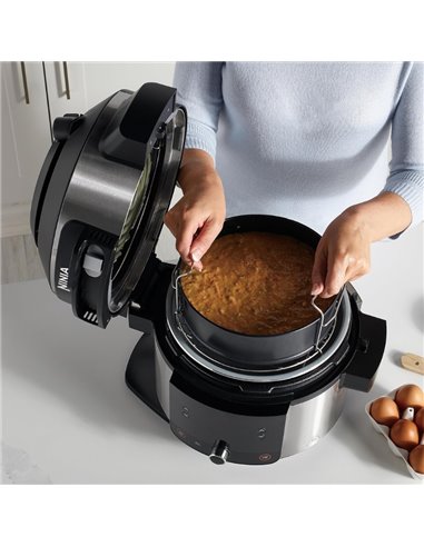 Multicooker Ninja OL550EU 11 in 1, 6L, 1460 W, Negru/Argintiu