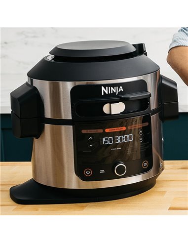 Multicooker Ninja OL550EU 11 in 1, 6L, 1460 W, Negru/Argintiu