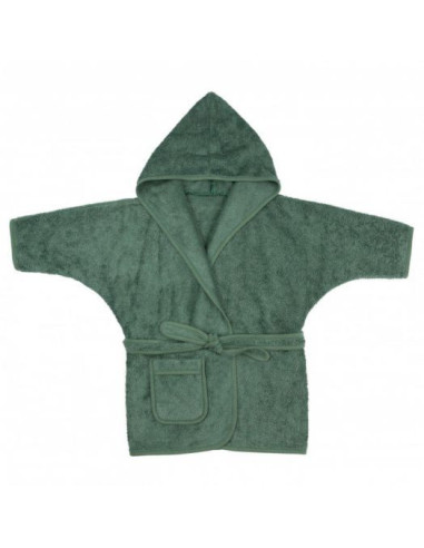 TM-BAD01-530,Halat de Baie Frotir din Bambus pentru Copii 2-4 ani Aspen Green