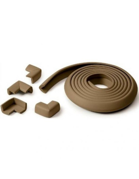 TN-0091,Set complet de protectie Margine si Colturi pentru Suprafete Dure Prince Lionheart Maro