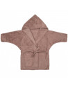 TM-BAD01-539,Halat de Baie Frotir din Bambus pentru Copii 2-4 ani Mellow Mauve