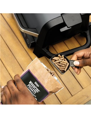 Gratar electric si afumator/air fryer Ninja OG701EU, 1000 W, Negru