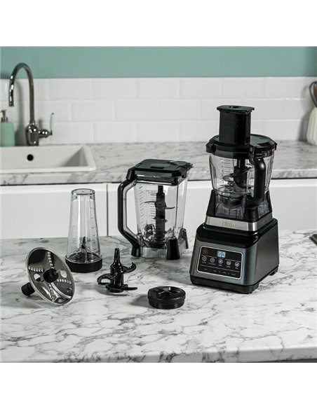 Robot de bucatarie Ninja 3 in 1 BN800EU, 1200 W, 2.1 L, Negru/Argintiu