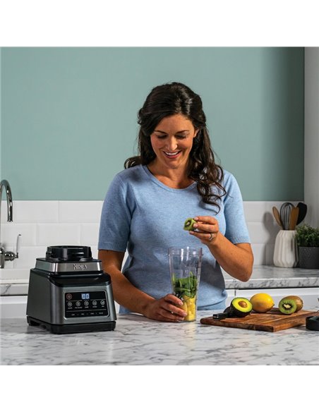 Robot de bucatarie Ninja 3 in 1 BN800EU, 1200 W, 2.1 L, Negru/Argintiu