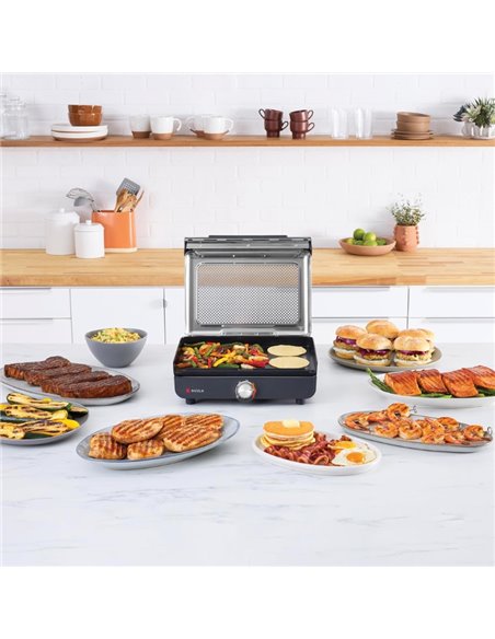 Gratar electric Ninja GR101EU, 1450 W, 60-260°C, Negru