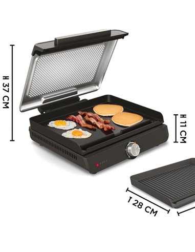 Gratar electric Ninja GR101EU, 1450 W, 60-260°C, Negru