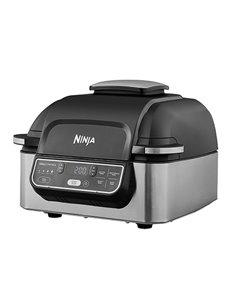 Gratar electric si friteuza cu aer cald Ninja AG301EU, 1760 W, 5.8 L, Negru/Argintiu 2