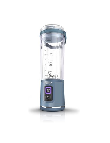 Blender portabil wireless si reincarcabil Ninja BC151EUNV, 530 ml, Albastru