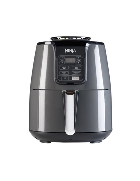 Friteuza cu aer cald Ninja AF100EU, 4 functii, 1500 W, 3.8 L, Negru/Gri