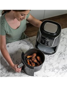 Friteuza cu aer cald Ninja AF160EU, 6 functii, 1750 W, 5.2 L, Gri 2