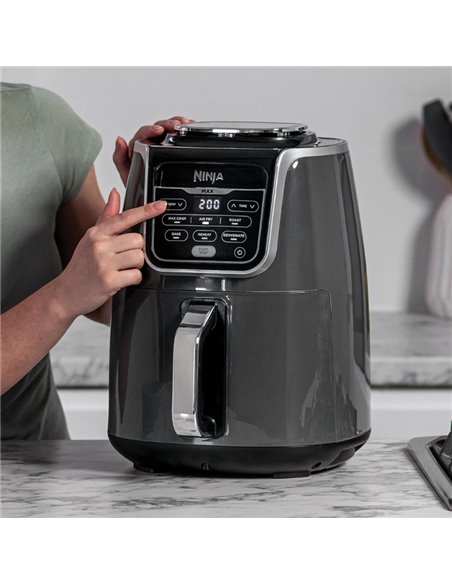 Friteuza cu aer cald Ninja AF160EU, 6 functii, 1750 W, 5.2 L, Gri Friteuza cu aer cald Ninja AF160EU, 6 functii, 1750 W, 5.2 L, Gri