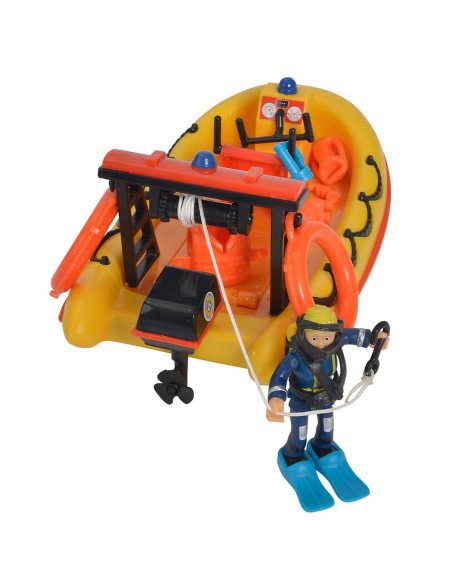 Barca Simba Fireman Sam Neptune cu figurina si Barca Simba Fireman Sam Neptune cu figurina si