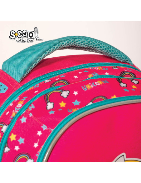 SC2642,Ghiozdan anatomic UNICORN, 38x39x19.5 cm - S-COOL