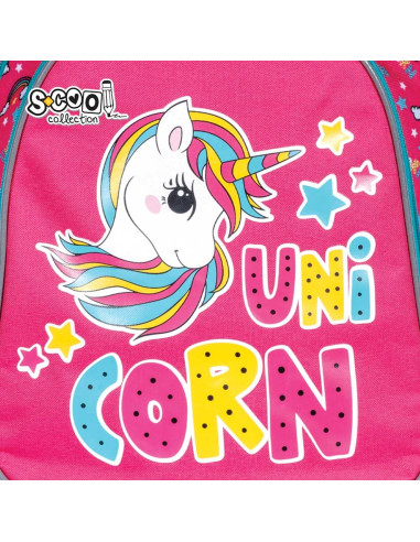 SC2642,Ghiozdan anatomic UNICORN, 38x39x19.5 cm - S-COOL