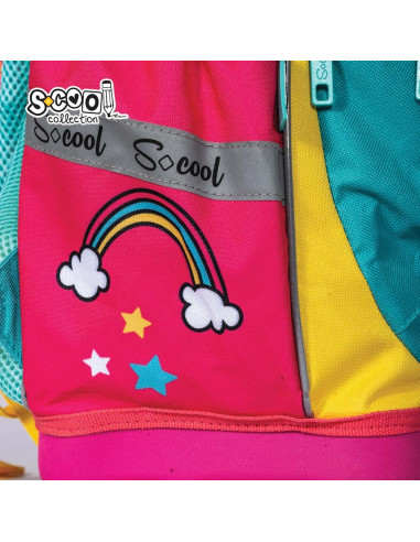 SC2642,Ghiozdan anatomic UNICORN, 38x39x19.5 cm - S-COOL