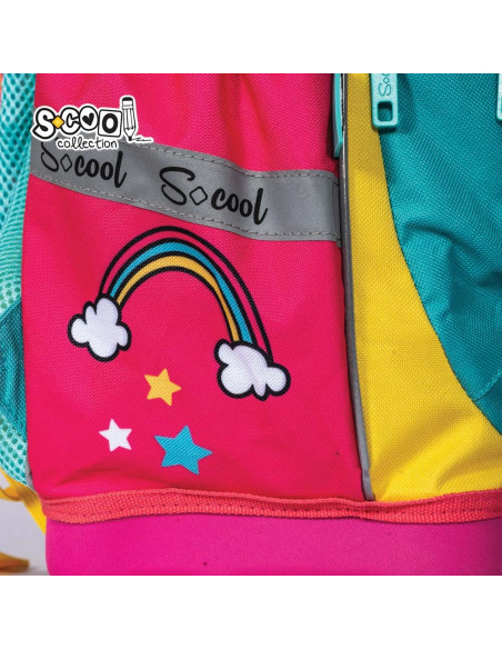 SC2642,Ghiozdan anatomic UNICORN, 38x39x19.5 cm - S-COOL