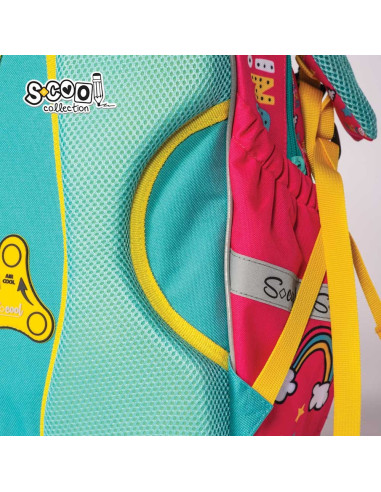 SC2642,Ghiozdan anatomic UNICORN, 38x39x19.5 cm - S-COOL