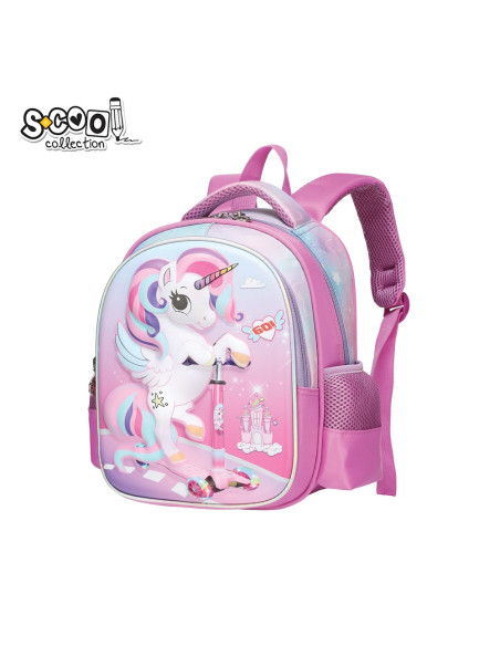 SC2550,Ghiozdan 3D UNICORN, 25x17x31 cm - S-COOL SC2550,Ghiozdan 3D UNICORN, 25x17x31 cm - S-COOL