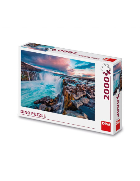 561304,Puzzle Cascada Selfoss, 2000 piese - DINO TOYS