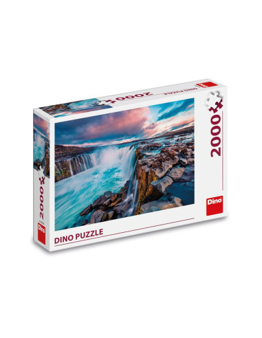 561304,Puzzle Cascada Selfoss, 2000 piese - DINO TOYS