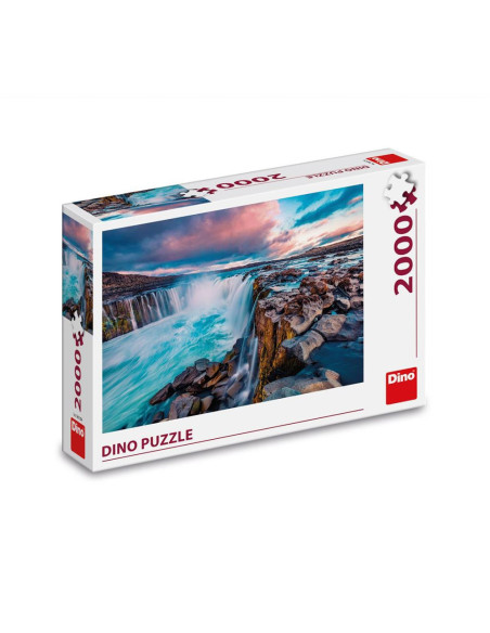 561304,Puzzle Cascada Selfoss, 2000 piese - DINO TOYS