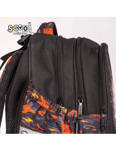 SC2647,Ghiozdan anatomic S-COOL SC2647, Motiv street ball