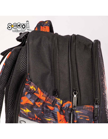 SC2647,Ghiozdan anatomic S-COOL SC2647, Motiv street ball