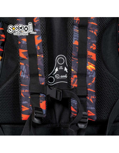 SC2647,Ghiozdan anatomic S-COOL SC2647, Motiv street ball