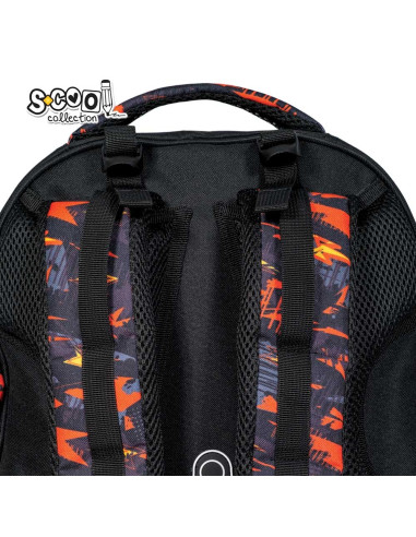 SC2647,Ghiozdan anatomic S-COOL SC2647, Motiv street ball