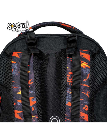 SC2647,Ghiozdan anatomic S-COOL SC2647, Motiv street ball