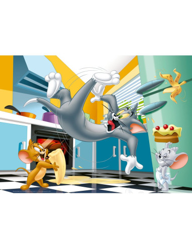 RVSPC03126,Puzzle mare de podea Tom si Jerry 24 piese