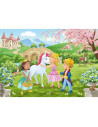 RVSPC00858,Puzzle printese si unicorn 2x12 piese