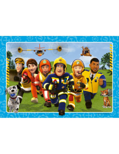 RVSPC01031,Puzzle pompierul Sam si prietenii 2x12 piese