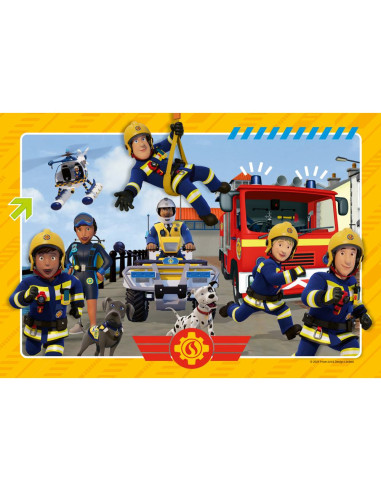 RVSPC01031,Puzzle pompierul Sam si prietenii 2x12 piese