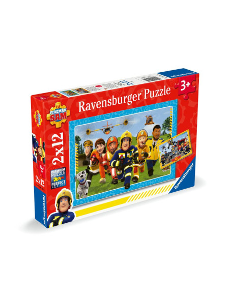 RVSPC01031,Puzzle pompierul Sam si prietenii 2x12 piese