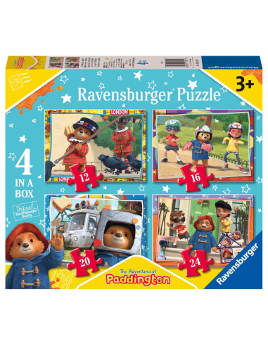 RVSPC01051,Puzzle aventurile lui Paddington 12 16 20 24 piese