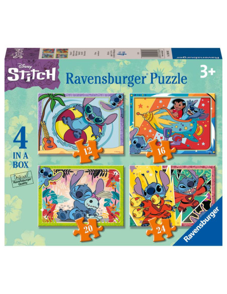 RVSPC01069,Puzzle Disney Stitch 12 16 20 24 piese