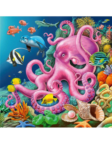 RVSPC00859,Puzzle animale in lumea subacvatica 3x49 piese