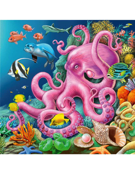 RVSPC00859,Puzzle animale in lumea subacvatica 3x49 piese