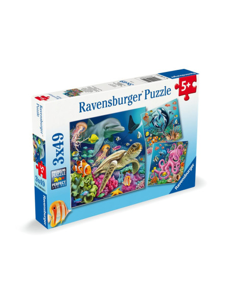 RVSPC00859,Puzzle animale in lumea subacvatica 3x49 piese