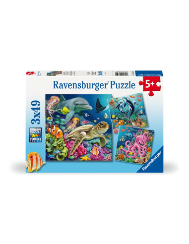 RVSPC00859,Puzzle animale in lumea subacvatica 3x49 piese