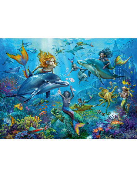 RVSPC00864,Puzzle sirene si delfini 100 piese