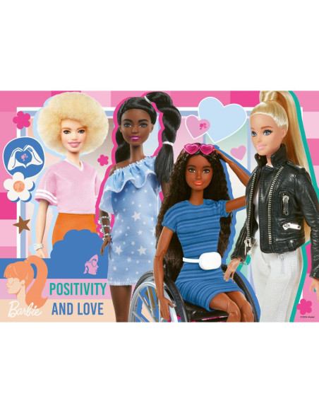 RVSPC01077,Puzzle Barbie 4x100 piese