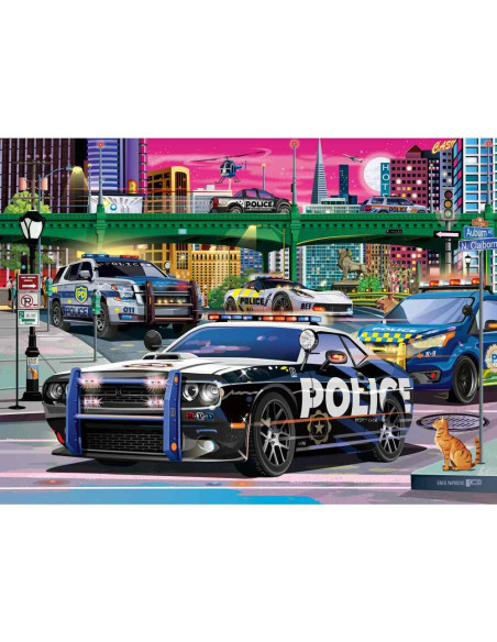 RVSPC13412,Puzzle politia in patrulare 150 piese