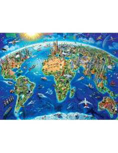 RVSPC13227,Puzzle harta lumii 300 piese